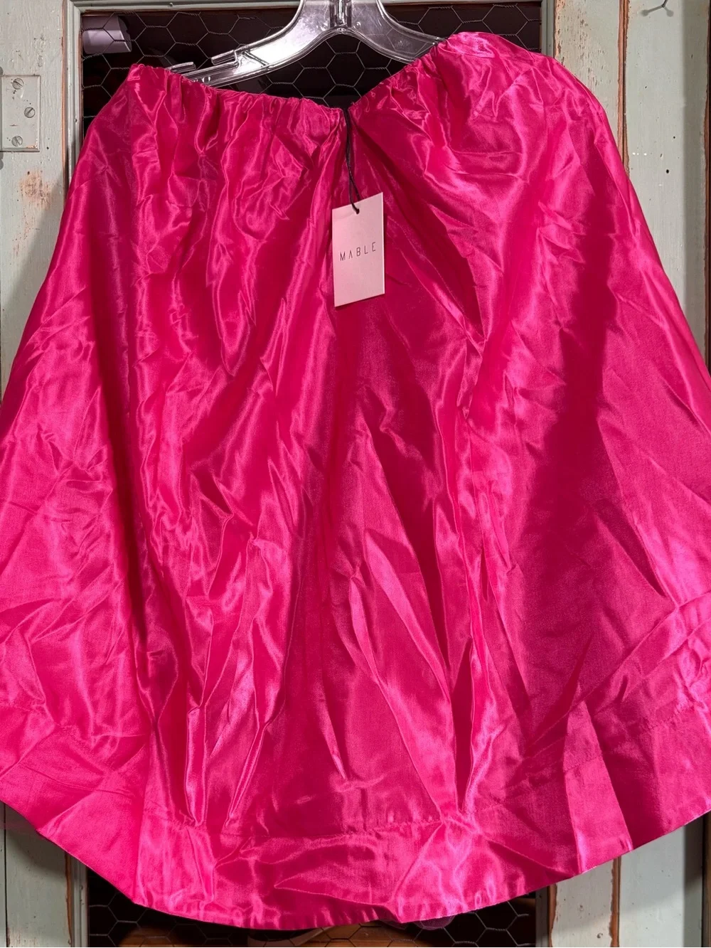 MARBLE Bright Pink Circle Skirt
